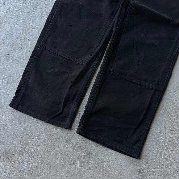 Vintage Y2K Carhartt black double knee work wear carpenter pants - Picture 3 of 8